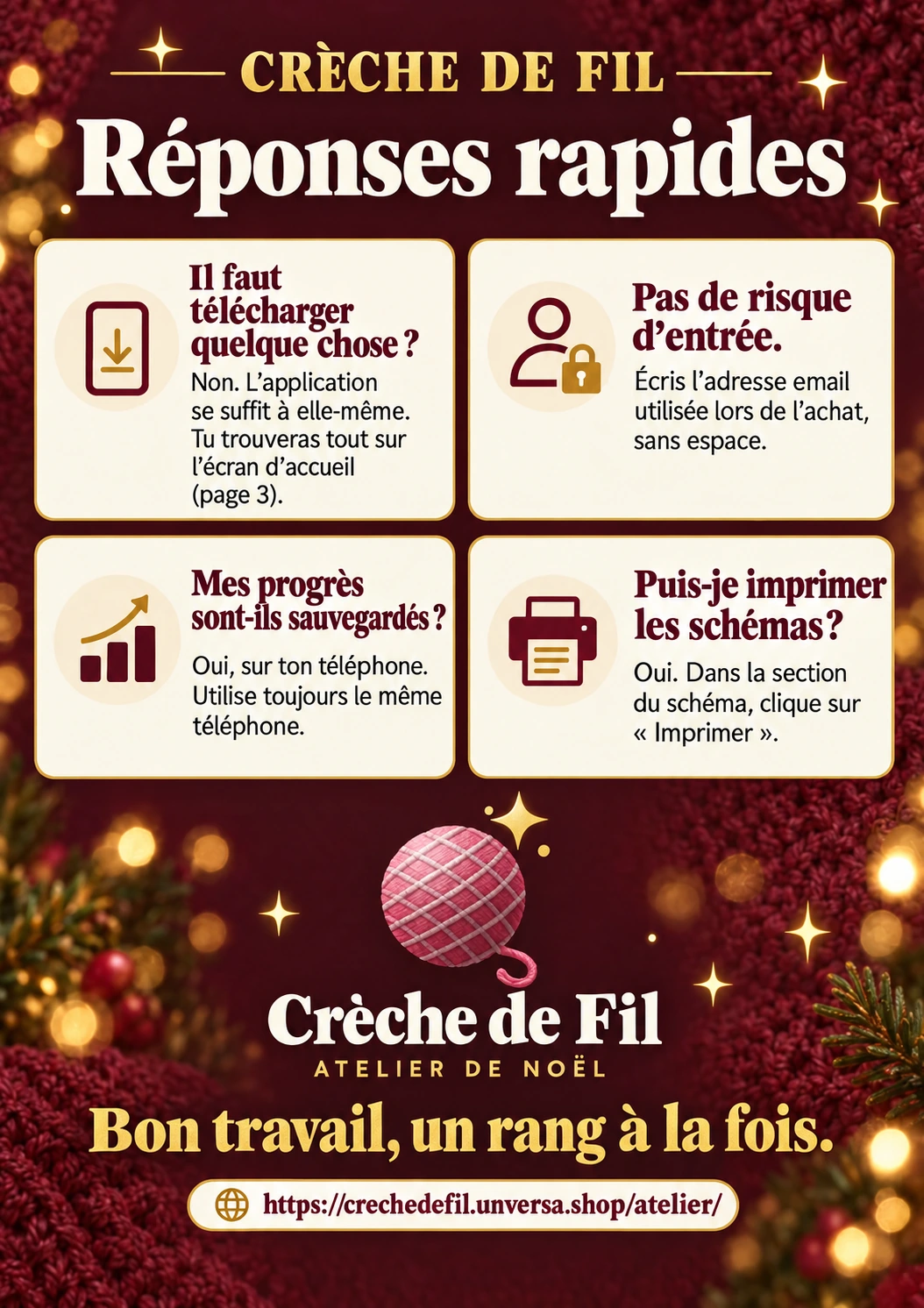 Réponses rapides aux questions les plus courantes sur l'application