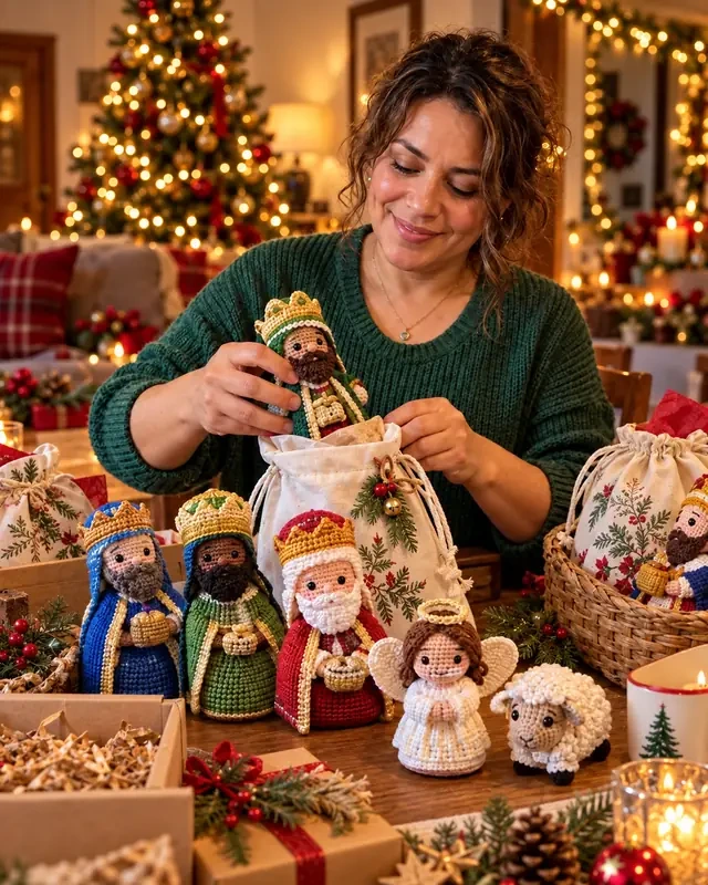 Réaliser des amigurumi crèche à offrir ou à vendre