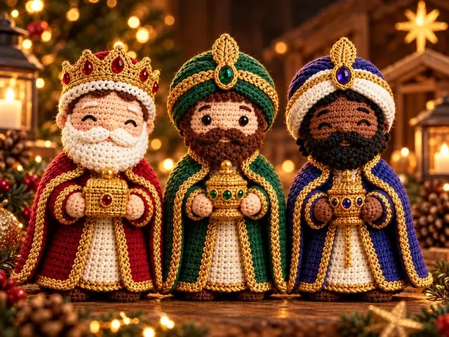 Trois Rois en amigurumi